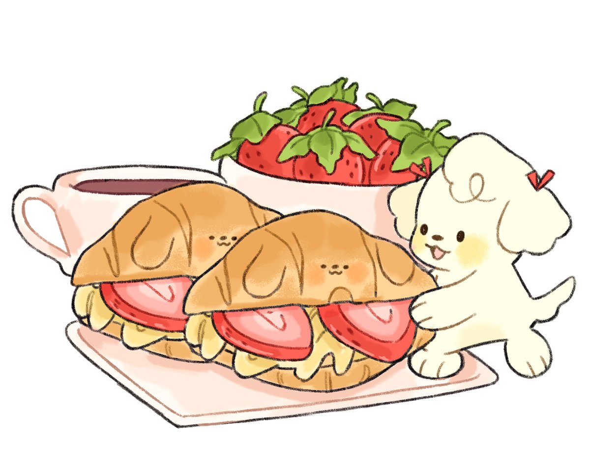 More strawberry goodies for the summer pup tea party!