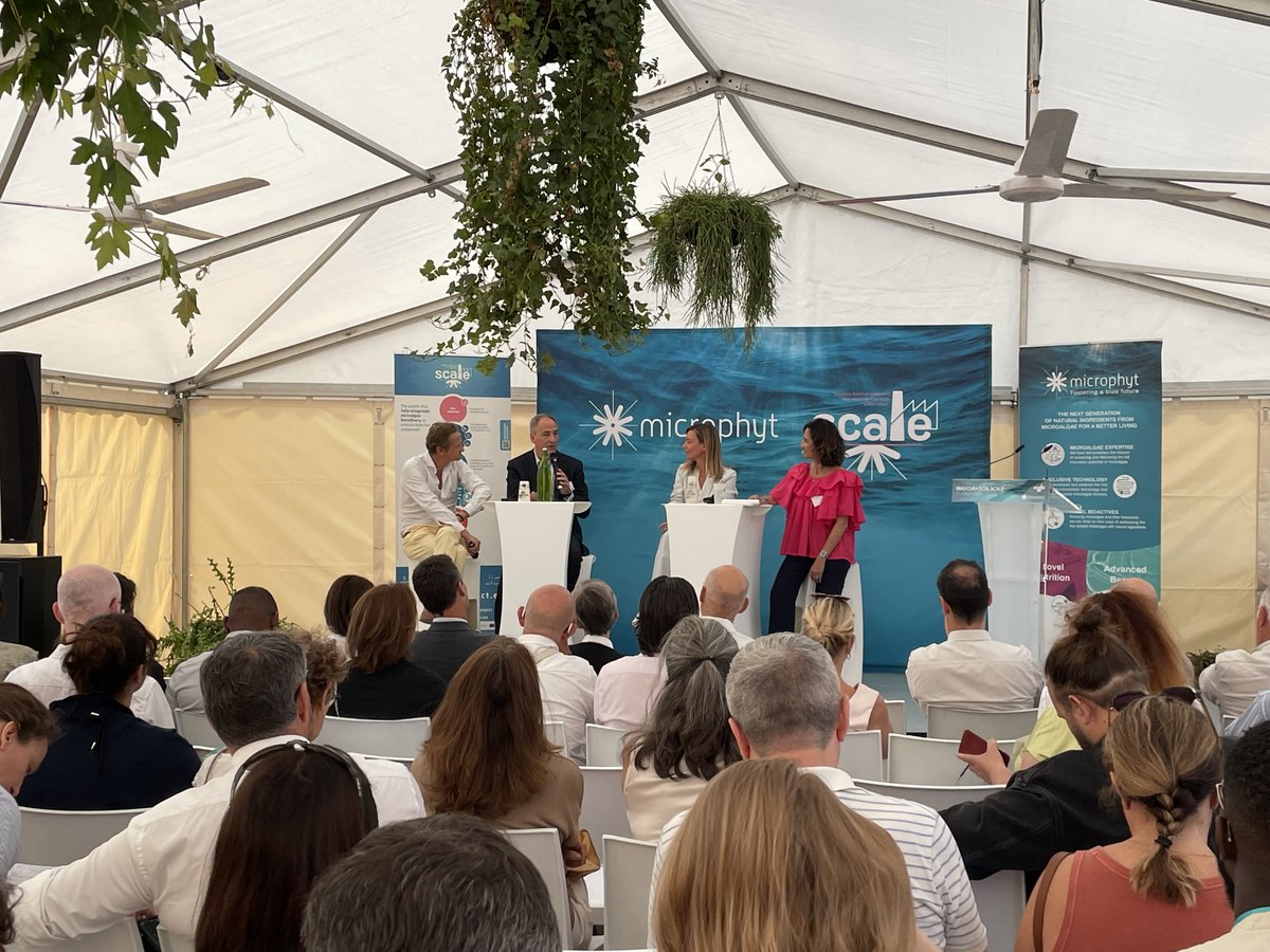 CBE_JU's tweet image. The CBE JU-funded SCALE project has opened the world’s first industrial-scale microalgae biorefinery in Baillargues, France.
Led @Microphyt, the plant will produce 100 tons/year of natural active ingredients for health, nutrition, cosmetics & feed.
🔗 cbe.europa.eu/news/scales-un…