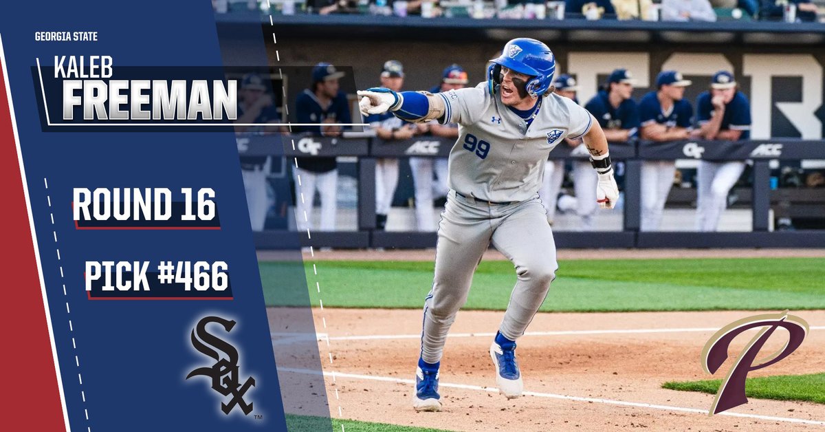 Valley Baseball League (@vblbaseball) on Twitter photo Former <a href="/VBL_Cannons/">Purcellville Cannons</a> player Kaleb Freeman of Georgia State was drafted in Round 16 of the MLB Draft by the White Sox. Former <a href="/VBL_Cannons/">Purcellville Cannons</a> player Kaleb Freeman of Georgia State was drafted in Round 16 of the MLB Draft by the White Sox.