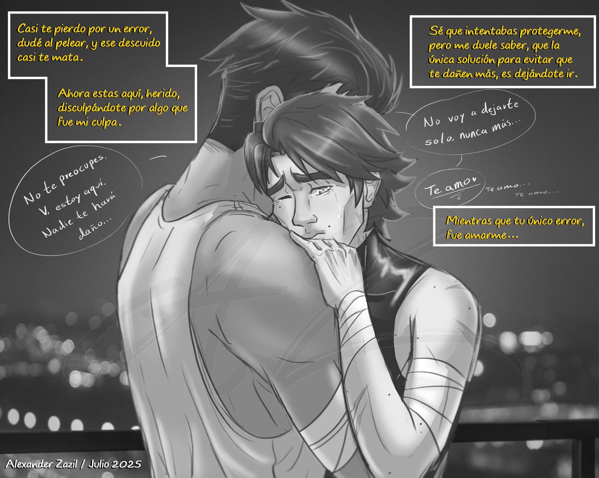 ArtZazil's tweet image. El รบltimo abrazo...
Bueno, esto es el final de un AU que hice y que jamรกs vera la luz del dรญa jajaja :D
#jayvik #jaycetalis #viktor #arcane #fanart #jayvikau #sketch