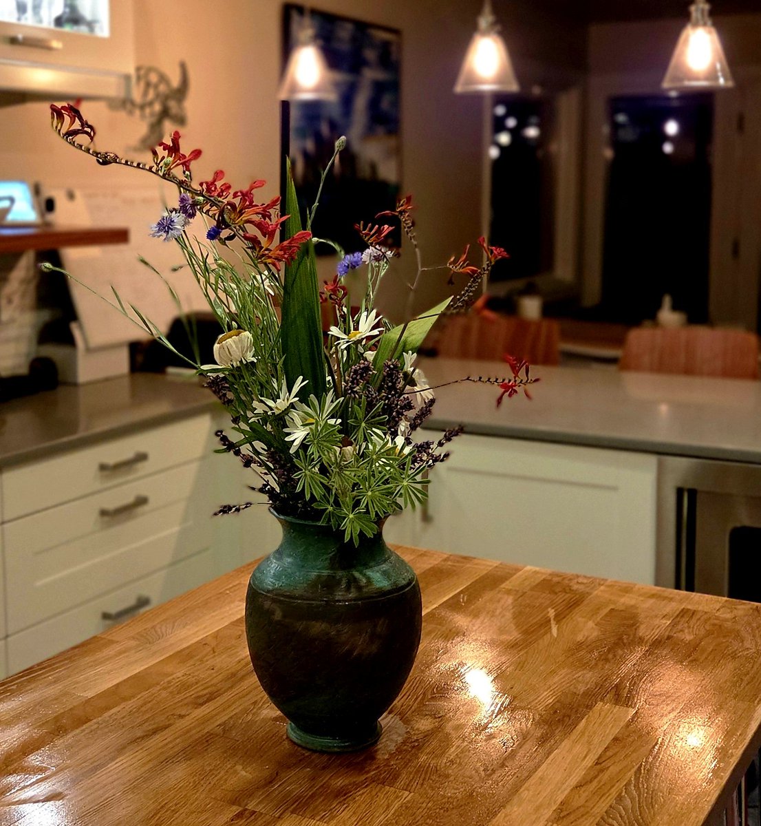 Some flowers were cut in my garden