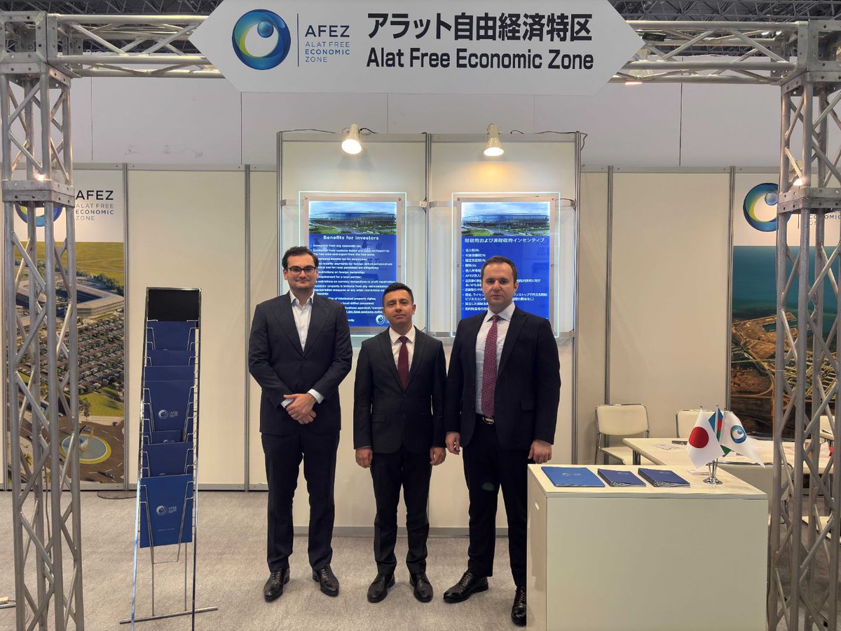 The Alat Free Economic Zone (#AFEZ) participated in Manufacturing World Tokyo 2025, highlighting its strategic location, comprehensive incentives, and industrial infrastructure. #AFEZ continues to attract international investment in manufacturing and export-oriented sectors.