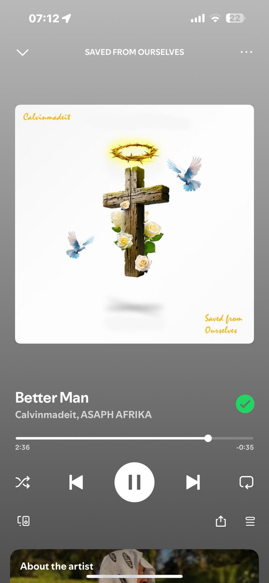 A S A P H 🌍 (@asaphafrika) on Twitter photo Big congrats to my brother <a href="/calvinmadeit_/">SAVED FROM OURSELVES OUT NOW 🕊</a> on this project 🙏🏾 SAVED FROM OURSELVES!!!! Beautiful offering with a great line up of artists.
Tap into this 🙏🏾 it’s deeper than rap
open.spotify.com/album/6a6OJcjz… Big congrats to my brother <a href="/calvinmadeit_/">SAVED FROM OURSELVES OUT NOW 🕊</a> on this project 🙏🏾 SAVED FROM OURSELVES!!!! Beautiful offering with a great line up of artists.
Tap into this 🙏🏾 it’s deeper than rap
open.spotify.com/album/6a6OJcjz…