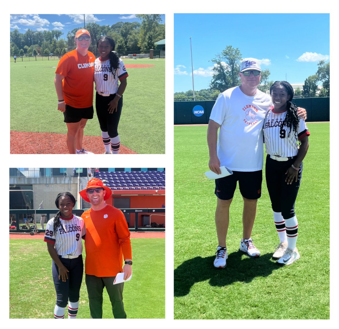 Jayde Simms 2029 (@jaydesimms2029) on Twitter photo Thanks <a href="/clemsonsoftball/">Clemson Softball 🥎</a> for another awesome camp❗️Always🧡💜defense showcase time
<a href="/Coach_Wigs/">Ryan Wieligman</a> Thanks <a href="/clemsonsoftball/">Clemson Softball 🥎</a> for another awesome camp❗️Always🧡💜defense showcase time
<a href="/Coach_Wigs/">Ryan Wieligman</a>