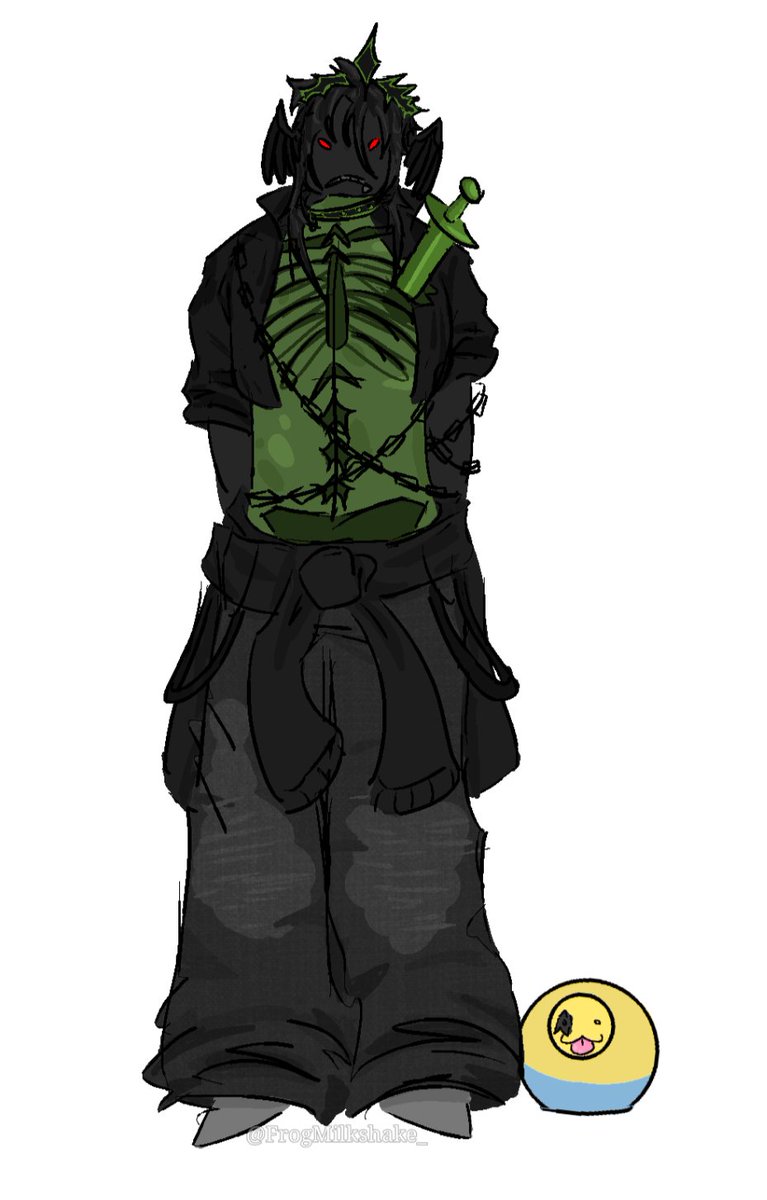 FrogMilkshake_'s tweet image. Outfit thing, I don't think this is rlly forsaken ?
#1x1x1x1 #1xdoe