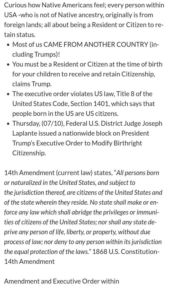 BridgeNewzCom's tweet photo. 1868 U.S. Const-14th Amend.–Birth Right Citizenship TEMP BLOCK

READ:
https://t.co/3Lrvx8fxNq

#bridgenewzcom #bridgenewz #breakingnews #businessnews #trump #executiveorder #law #congress #judge #block #1868 #constitution #14th #amendment #birthright #citizenship #resident https://t.co/6pl99KD1Mn