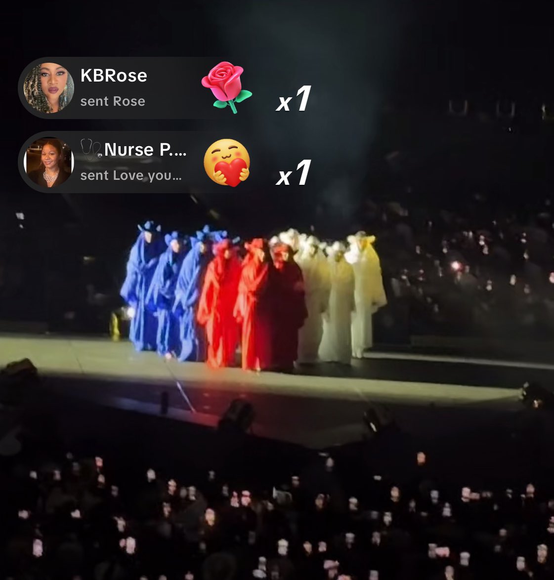 TJsMedias's tweet image. The dancers opening with red, white, and blue!