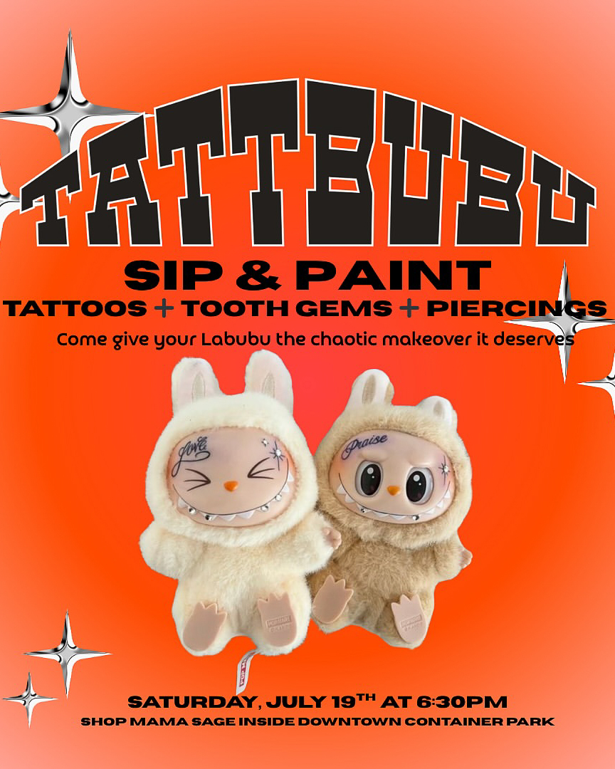 Clear your calendar — the park’s stacked this week!

👊 Free self-defense workshop Weds @ 7pm
🎥 “Avengers: Infinity War” this Thurs at sunset
🍹 Noche Latina returns Sat @ 5:30pm
🎨 #Labubu Sip &amp; Paint, tattoos, tooth gems + more Sat @ 6:30pm