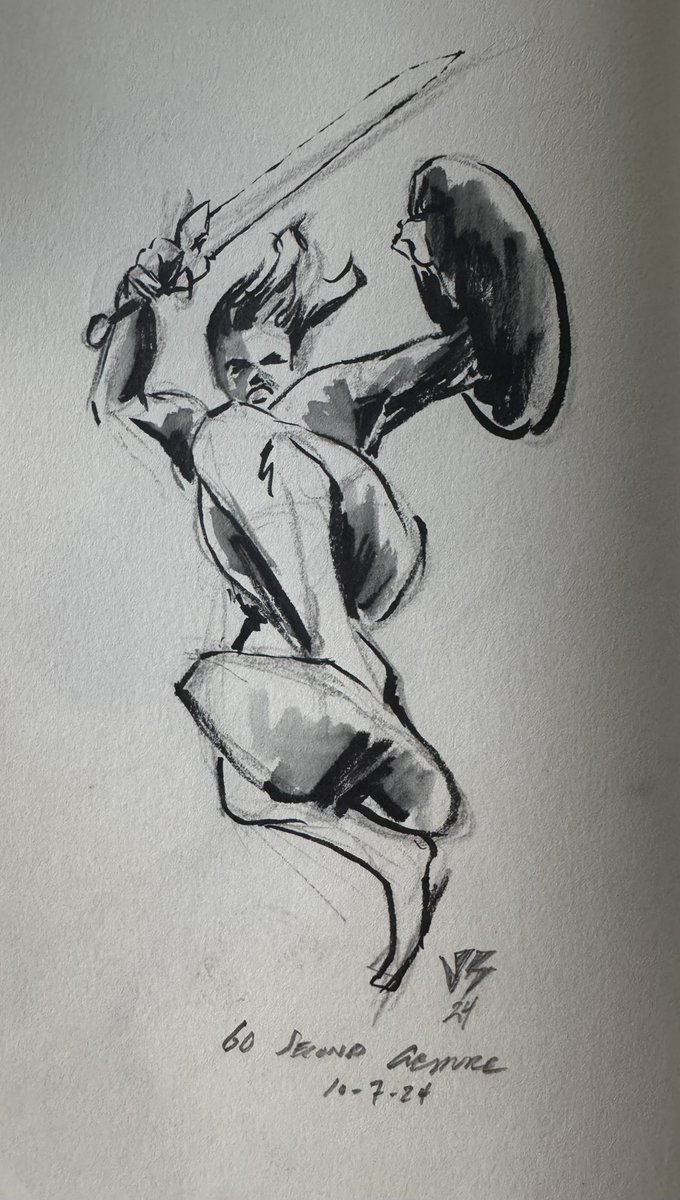 Class demo from last Fall. #art #artist #artwork #sketch #sketchbook #comics #comicart