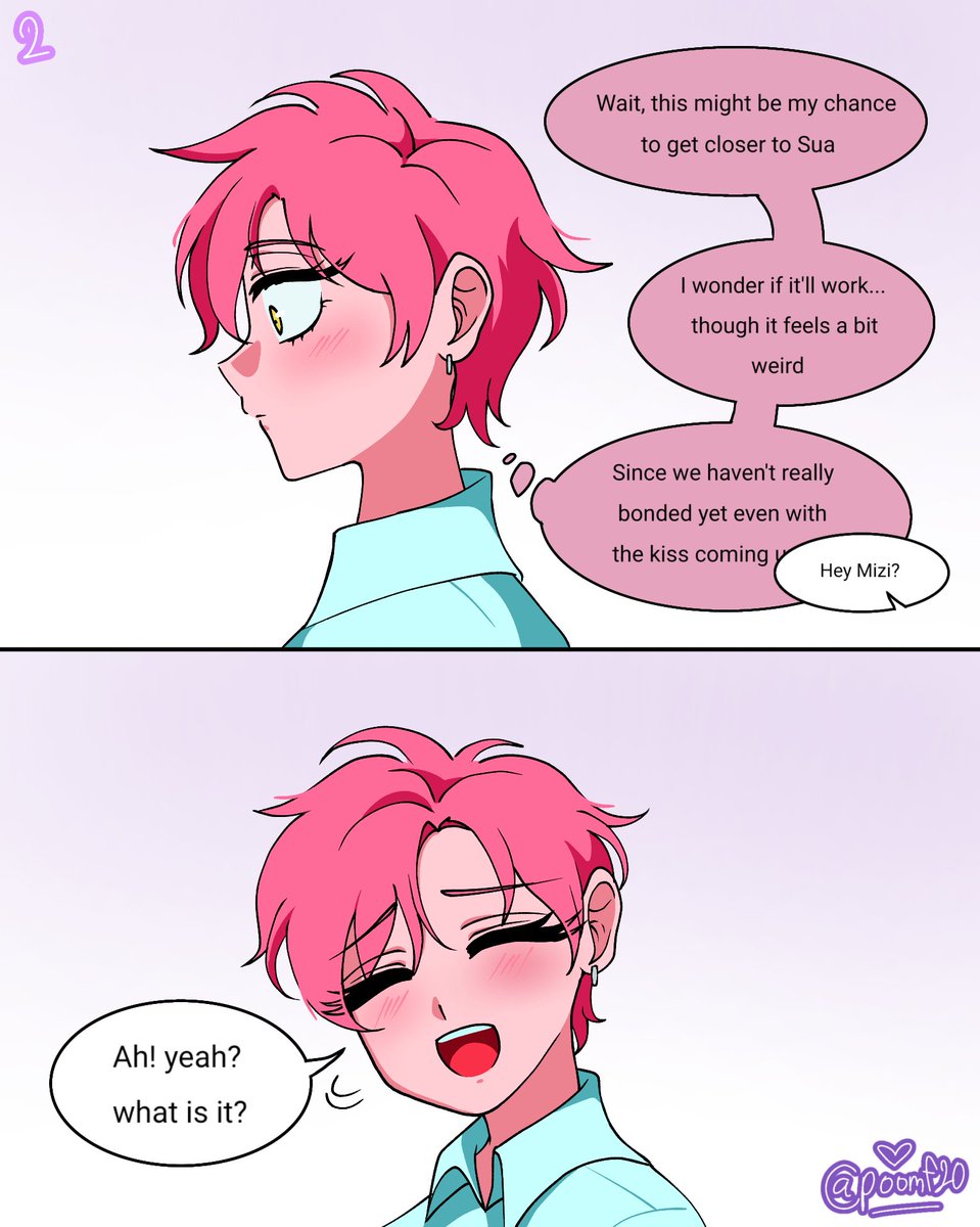 Poomf20's tweet photo. Kissing practice Actor au (4/17)
#mizisua #SUAMIZI #ALNST
#에이스테 #alienstage #alienstagefanart https://t.co/IZpkmVqqtF