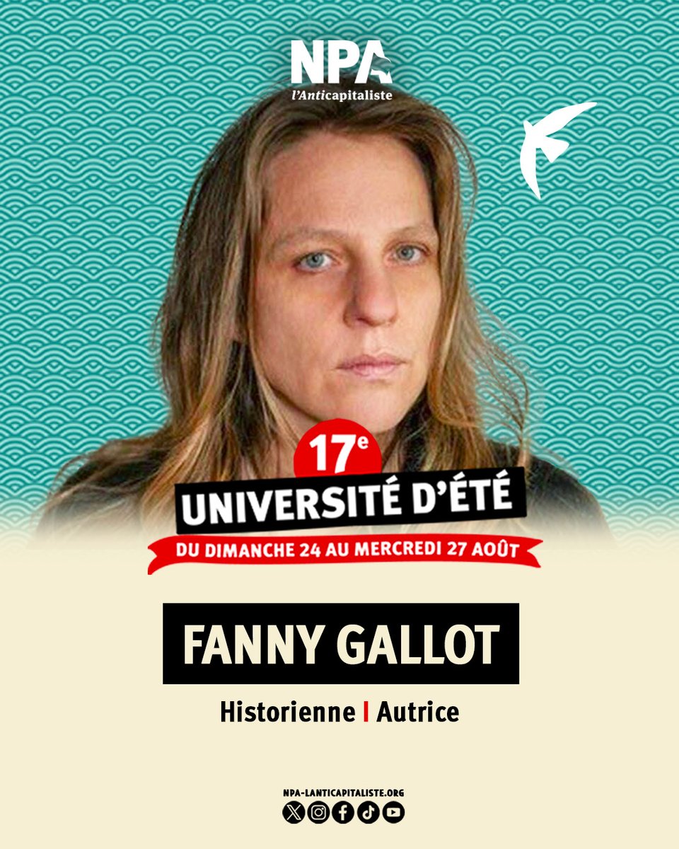 NPA - L'Anticapitaliste (@npa_officiel) on Twitter photo âĂgalement prĂ©sentes Ă notre 17Ăš universitĂ© d'Ă©tĂ©,
<a href="/LBantigny/">Ludivine Bantigny</a> et Fanny Gallot interviendront pour un atelier sur l'histoire des luttes des femmes et l'importance du droit de vote.
đ npa-lanticapitaliste.org/UDT2025 âĂgalement prĂ©sentes Ă notre 17Ăš universitĂ© d'Ă©tĂ©,
<a href="/LBantigny/">Ludivine Bantigny</a> et Fanny Gallot interviendront pour un atelier sur l'histoire des luttes des femmes et l'importance du droit de vote.
đ npa-lanticapitaliste.org/UDT2025
