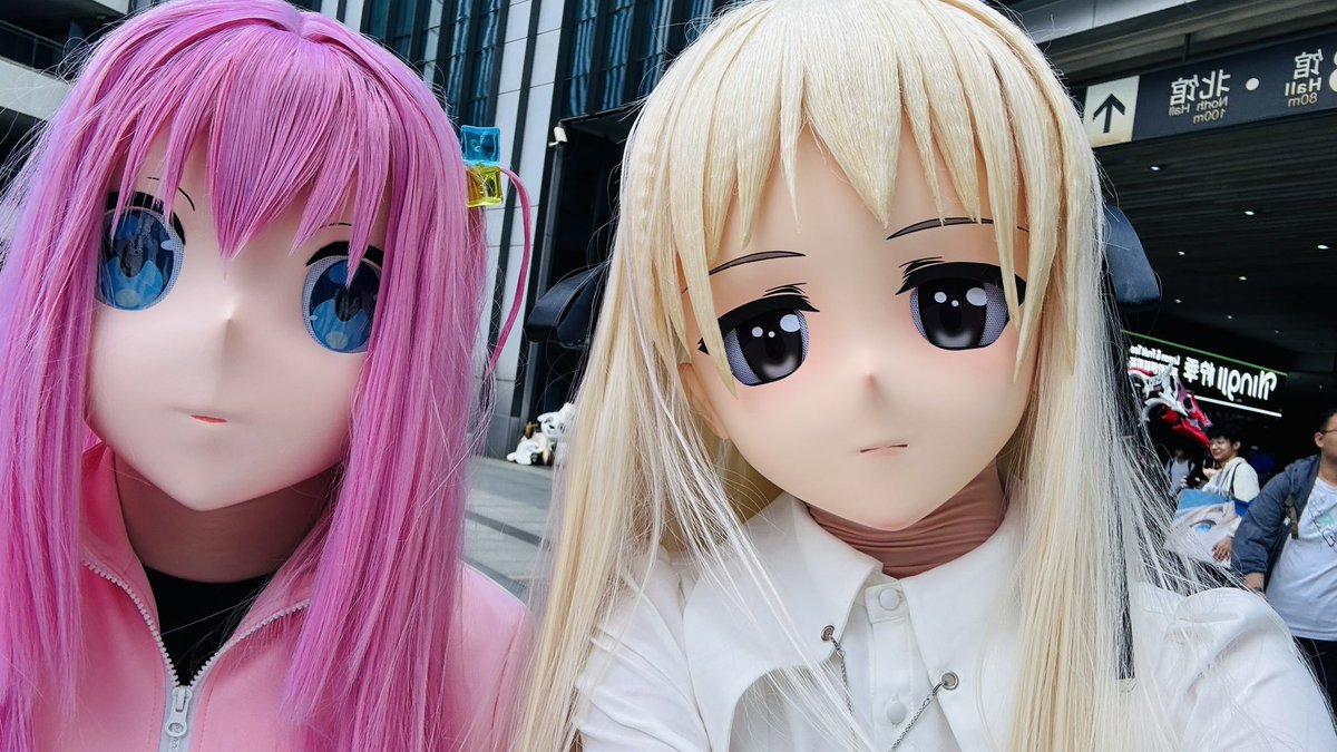 lec16161's tweet photo. kig新人的首次漫展&amp;出门
#kigurumi #きぐるみ #縁の空　#BilibiliWorld2025 https://t.co/POh3LyyCv1