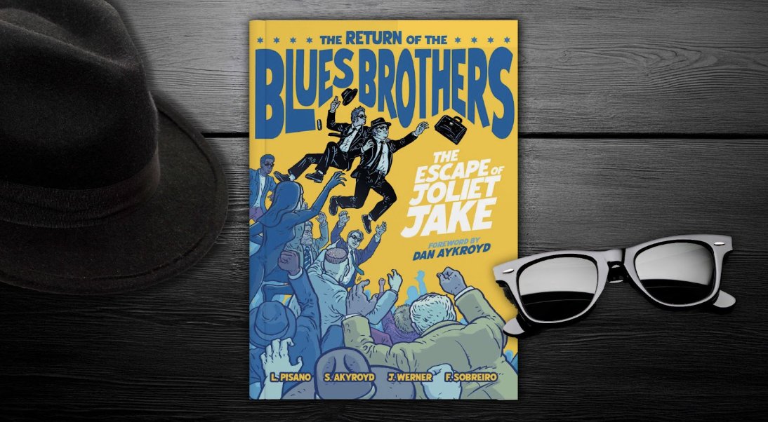 StayclassySDCC's tweet photo. 🎷🕶️ “We’re on a mission from God.”
Dan Aykroyd, a graphic novel sequel, & 45 years of The Blues Brothers— #SDCC25 just got soul.

Elwood Blues #DanAykroyd returns for The Blues Brothers: The Escape of Joliet Jake graphic novel panel @Comic_Con celebrating 45 years of rhythm, soul & sunglasses after dark. 

Read our full preview coverage of the Escape of Joliet Jake panel + Z2 merch drop 👇
https://t.co/Cuz48UAahG
#SDCC25 #BluesBrothers #Z2Comics #ElwoodLives