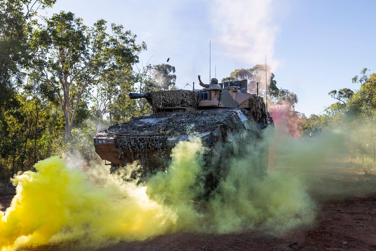AustralianArmy's tweet image. The warfightersโ palette ๐จ
On the road to TS25 #AusArmy soldiers from Battle Group Ram bring the colour to trench assaults during the SQLD Warfighter.
๐ธ CPL Johnny Huang