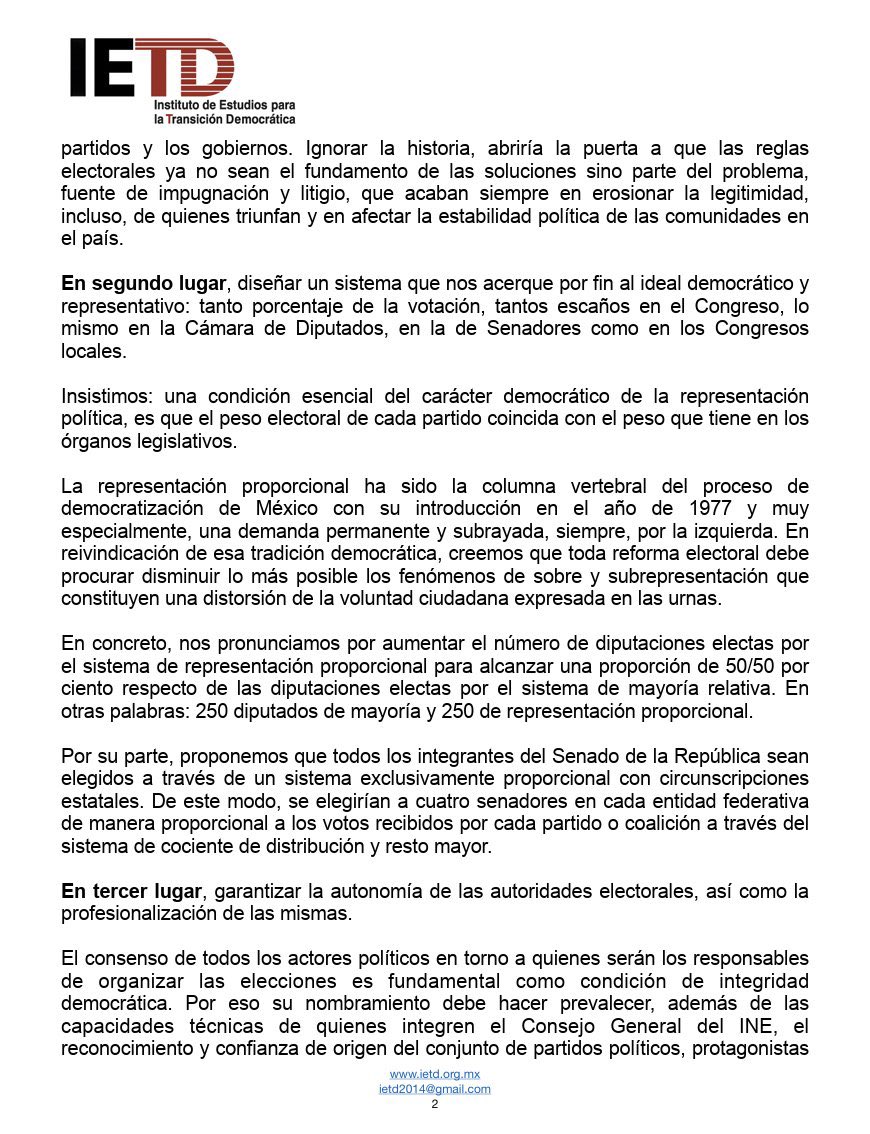 jmartinreyes's tweet image. La izquierda peleó —durante décadas— por árbitros imparciales y cancha pareja.

Hoy #Morena pretende destruir lo que permitió su triunfo.

En el @IETD_MX proponemos:

🟢 Reglas con consenso.
🟢 Árbitros más autónomos.
🟢 Representación más justa.

Desde la izquierda democrática:…
