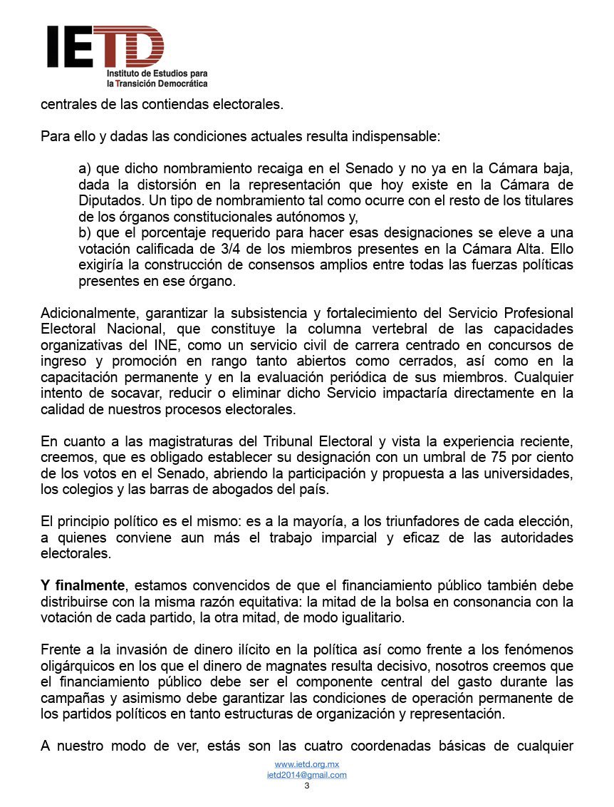 jmartinreyes's tweet image. La izquierda peleó —durante décadas— por árbitros imparciales y cancha pareja.

Hoy #Morena pretende destruir lo que permitió su triunfo.

En el @IETD_MX proponemos:

🟢 Reglas con consenso.
🟢 Árbitros más autónomos.
🟢 Representación más justa.

Desde la izquierda democrática:…