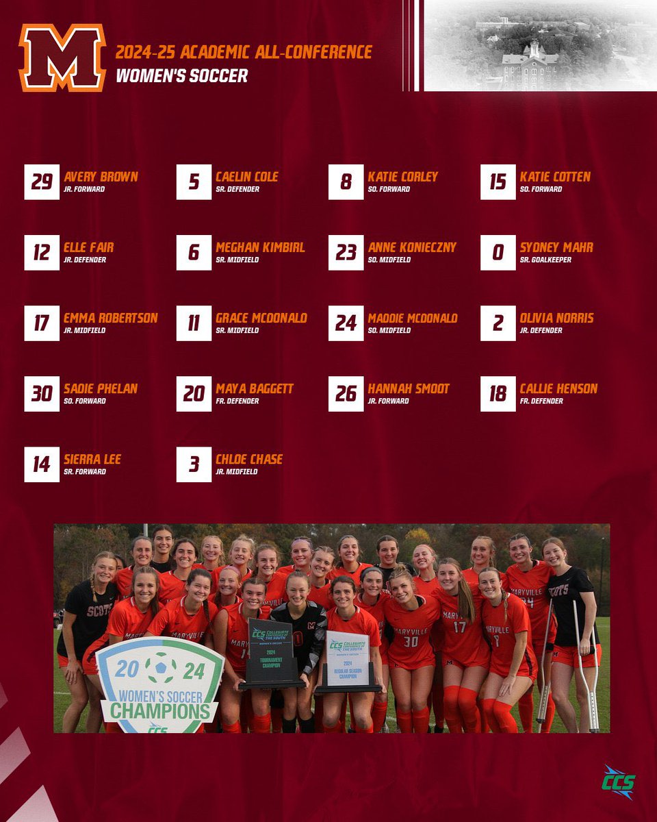 Maryville College Women's Soccer (@mcscotswsoccer) on Twitter photo 