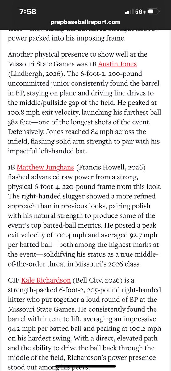 Thank you <a href="/PrepBaseballMO/">Prep Baseball Missouri</a> 
<a href="/howell_baseball/">Howell Baseball</a> 
<a href="/dseddy_14/">Daniel Seddon</a>