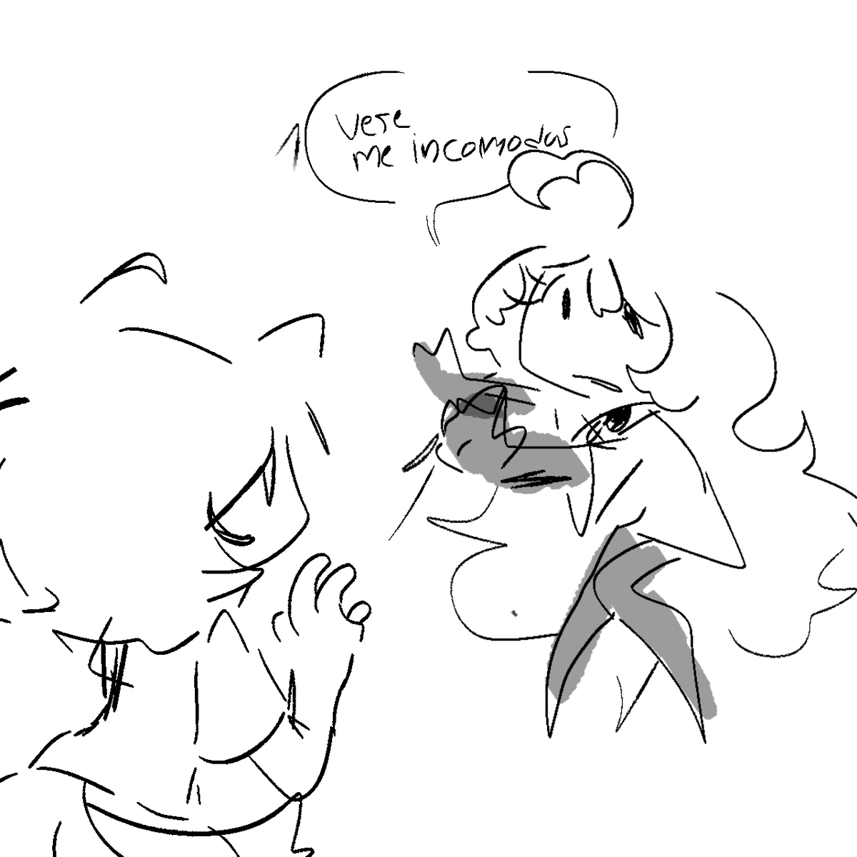 Mini dibujo de la dueña de mis pesadillas #PauFurra