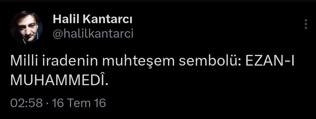 Bu  Vatan kimin diye sorarlarsa 14 yaşinda idam ile yargılanmasına rağmen Vatanına küsmeyen #15Temmuz'da şehit olan Halil Kantarcı 'nin dersiniz rahmet diliyorum tüm şehitlerimize 🥺

#15Temmuz / Aziz / Akrep / İrfan
#WeAreHanzala / ODTÜ/ Orkun/ Arap