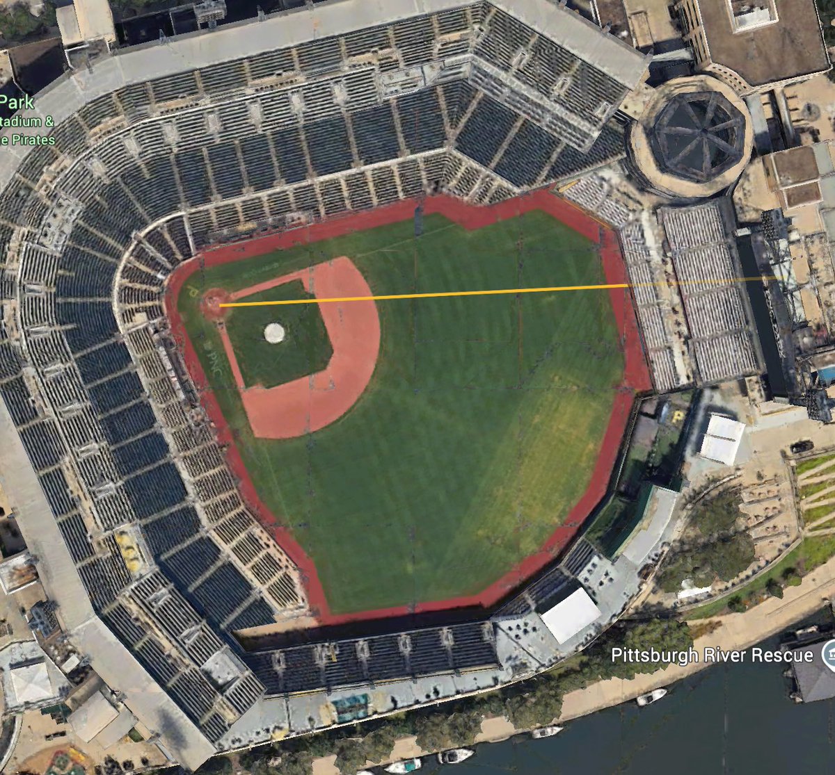 For anyone interested here’s what 513 looks like at PNC Park #HomeRunDerbyX #HomeRunDerby