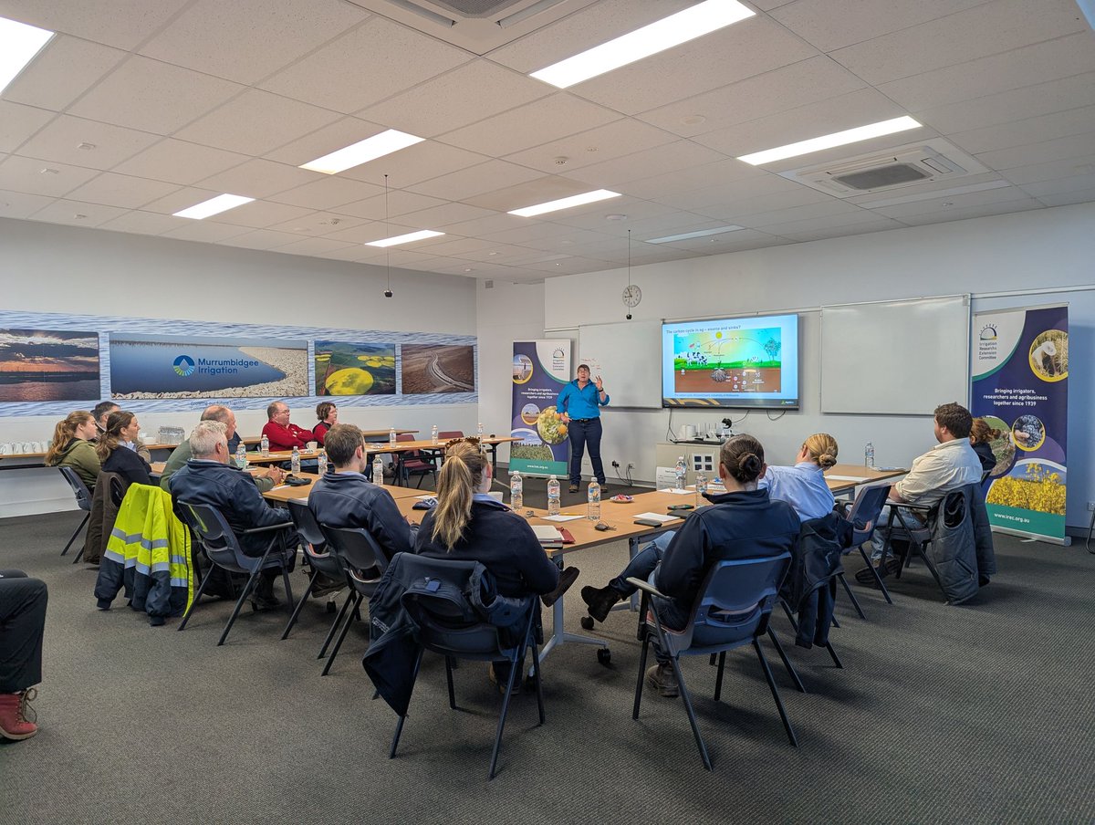 IRECNSW's tweet photo. Earlier this month our first 3 Carbon Farming Workshops delivered by Dr Cassie Schefe as part of the National Industry-led Carbon Farming Outreach Program with funding support from  @DCCEEW under CFOP in collaboration with @GGA_WA 
#carbonfarmingoutreachprogram #CFOP #carboninag https://t.co/F7GQnzPWo1