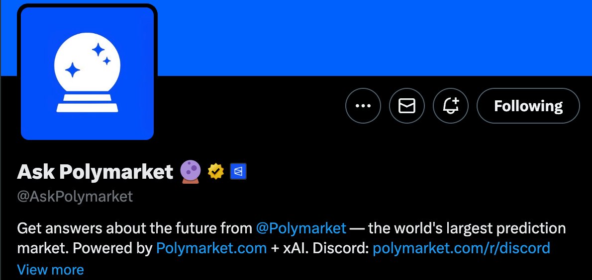 🚨 BREAKING: "Nuovo FF: Chiedi a @AskPolymarket e scopri le risposte!"