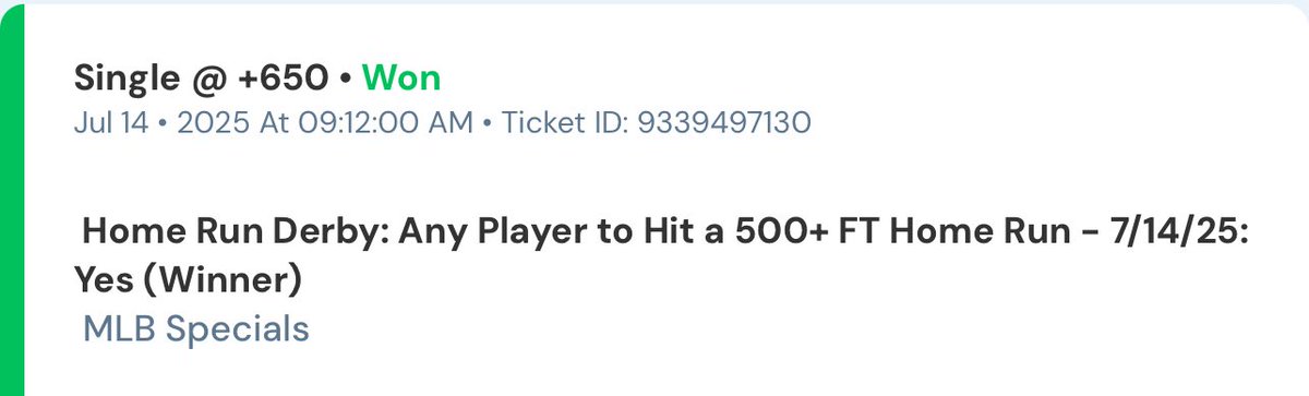 Kyle Andrew (@kyleandrewtweet) on Twitter photo Mi Amigos over at <a href="/BetRivers/">BetRivers Sportsbook</a> seemed to have forgotten about a man named Oneil F’n Cruz. #HomeRunDerby Easy money: Mi Amigos over at <a href="/BetRivers/">BetRivers Sportsbook</a> seemed to have forgotten about a man named Oneil F’n Cruz. #HomeRunDerby Easy money:
