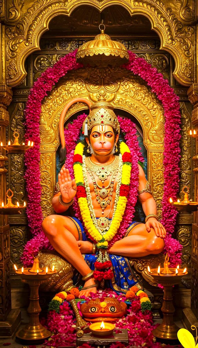''कट जाय संकट जिनकी सरण में 
बैठ के देखो बजरंग के चरण में"
जय श्रीराम 🏵🚩🙏🙏
जय बजरंगबली हनुमानजी 🚩👏👏🌸🌸