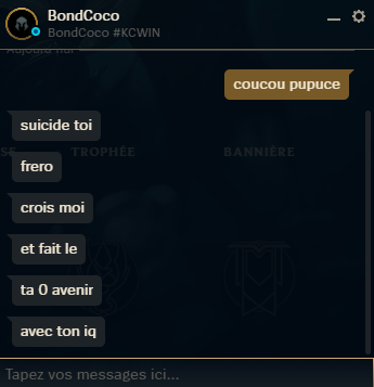 MayzrBE's tweet photo. @KarmineCorp Possible de faire un truc pour ce mec ?   Vous vous doutez bien que c'est pas le seul truc qu'il a dit, il est déjà report ig btw (je sais que vous y êtes pour rien) #Kc #Kcfan https://t.co/yswQiw8aLs