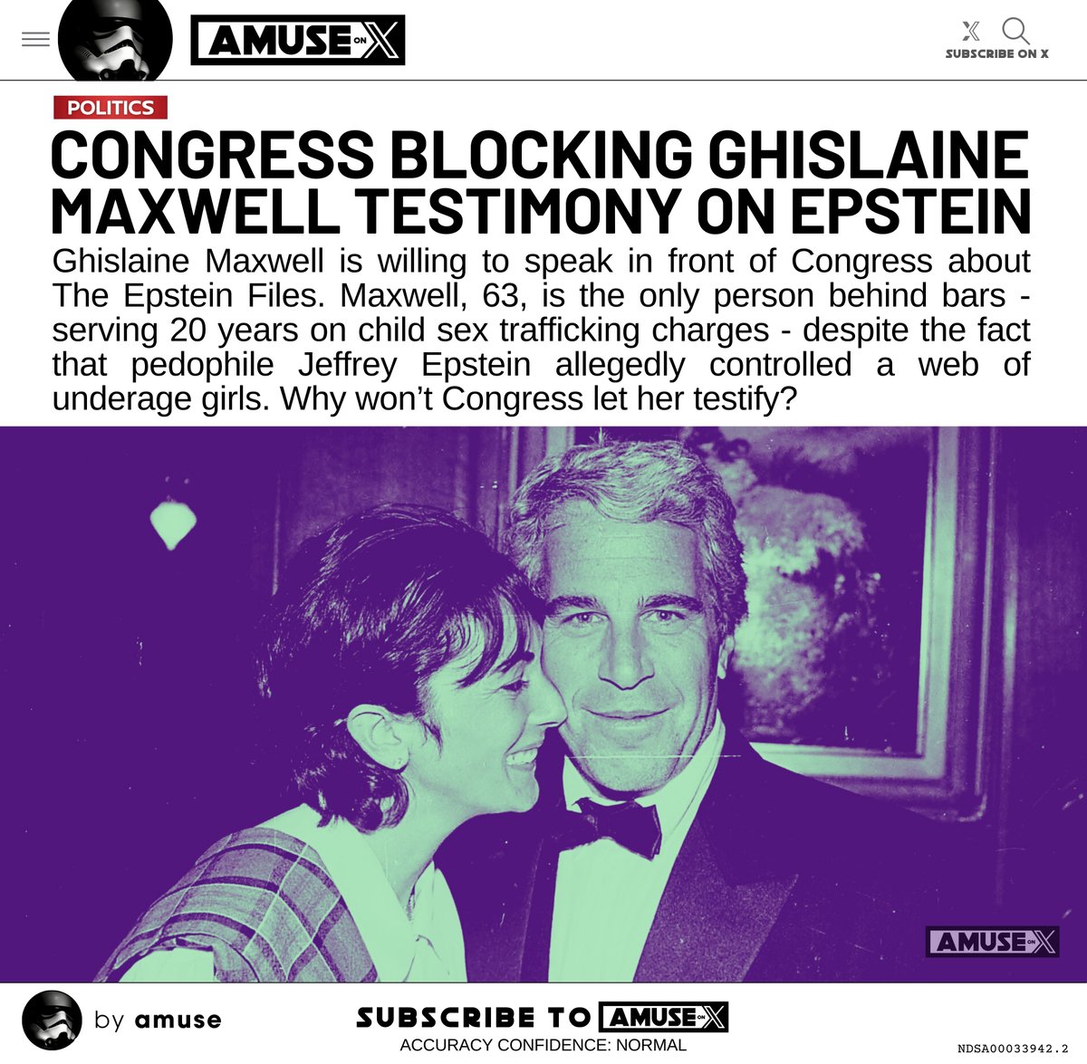 EPSTEIN: Why won't Congress allow Ghislaine Maxwell to testify?