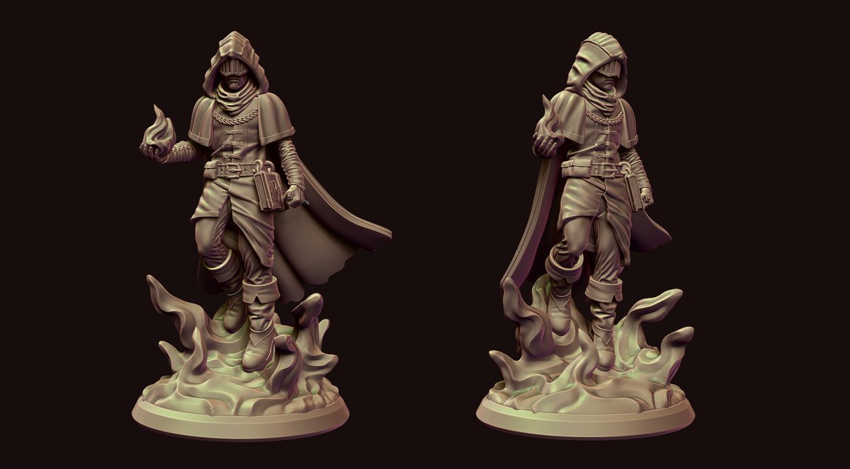 adamcohenart's tweet image. Human Sorcerer - Flesh of Gods Miniatures
Miniature sculpted for Flesh of Gods. will be released in their first bundle.
#Digital3D #Human #miniatures #sculpted #darkfantasy #sorcerer #wizard #mage #FleshofGods #boardgames #3dprinting #collectible #mini #dungeonsdragons #dnd #art