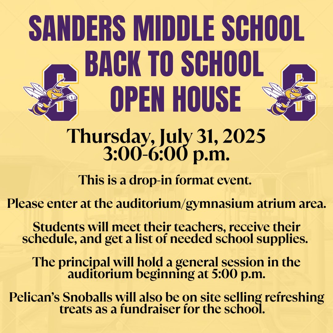 The countdown to a new school year is on! We're excited to see the smiling faces of our returning and new students. Join us for open house July 31!