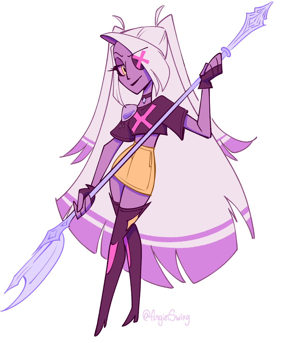 AngietSwing's tweet image. #HUNTRX #KPOPDEMONHUNTERS #vaggie #HazbinHotel #huntrixfanart #KDH #commissionopen