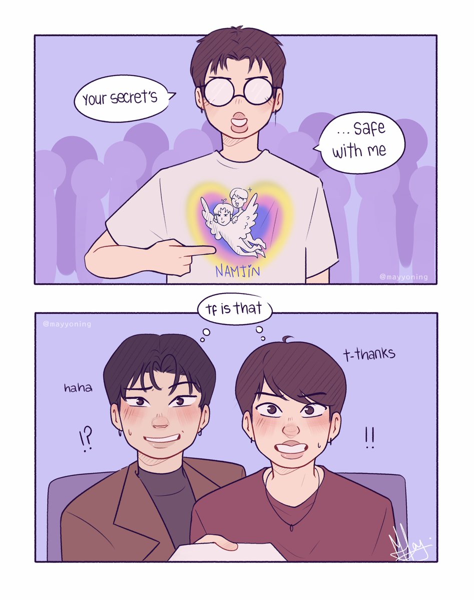 mayyoning's tweet image. jimin la voz del pueblo 🗣️#namjin #btsfanart #kpopdemonhunters