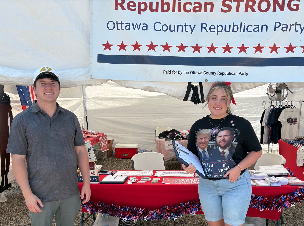 breannajmaher's tweet image. Had an awesome time learning how to table at the Ottawa County Fair for @TPAction_ @TPACoalitions w @RealPJReilly 🇺🇸