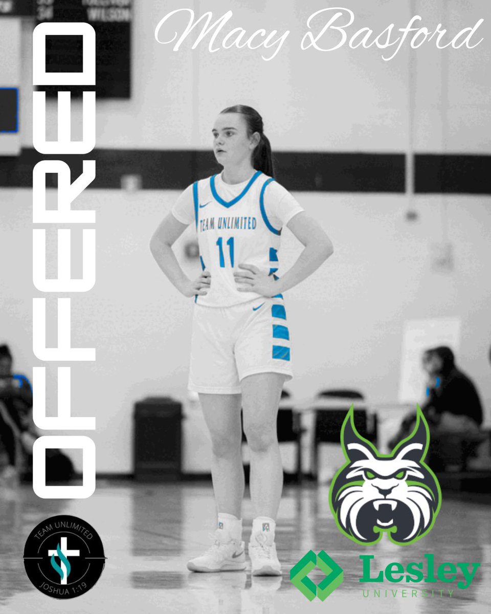 Macy Basford (@macybasford) on Twitter photo Thank you Coach Pettway for the offer to play basketball and further my education at Lesley University!
<a href="/coachcell12/">Marcel Pettway</a>
<a href="/CoachTealDavis/">CoachTealDavis</a>
<a href="/TeamUnlimited16/">Team Unlimited</a>
<a href="/MaverickAD1/">GaryTerry</a>
<a href="/coachcupp33/">mitch cupples</a> Thank you Coach Pettway for the offer to play basketball and further my education at Lesley University!
<a href="/coachcell12/">Marcel Pettway</a>
<a href="/CoachTealDavis/">CoachTealDavis</a>
<a href="/TeamUnlimited16/">Team Unlimited</a>
<a href="/MaverickAD1/">GaryTerry</a>
<a href="/coachcupp33/">mitch cupples</a>