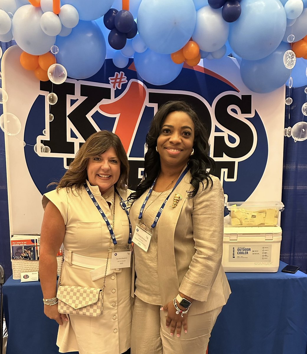 K1Education's tweet photo. Day 1 of the annual Summer MASS Conference has been an incredible opportunity for collaboration with Mississippi educators in Biloxi.💙🧡 We invite you to visit our exhibit booth and attend both of our sessions on Day 2. Let’s connect! #MASS #HappyToBeHere #KidsFirstAlways https://t.co/sdXgBNOB3r