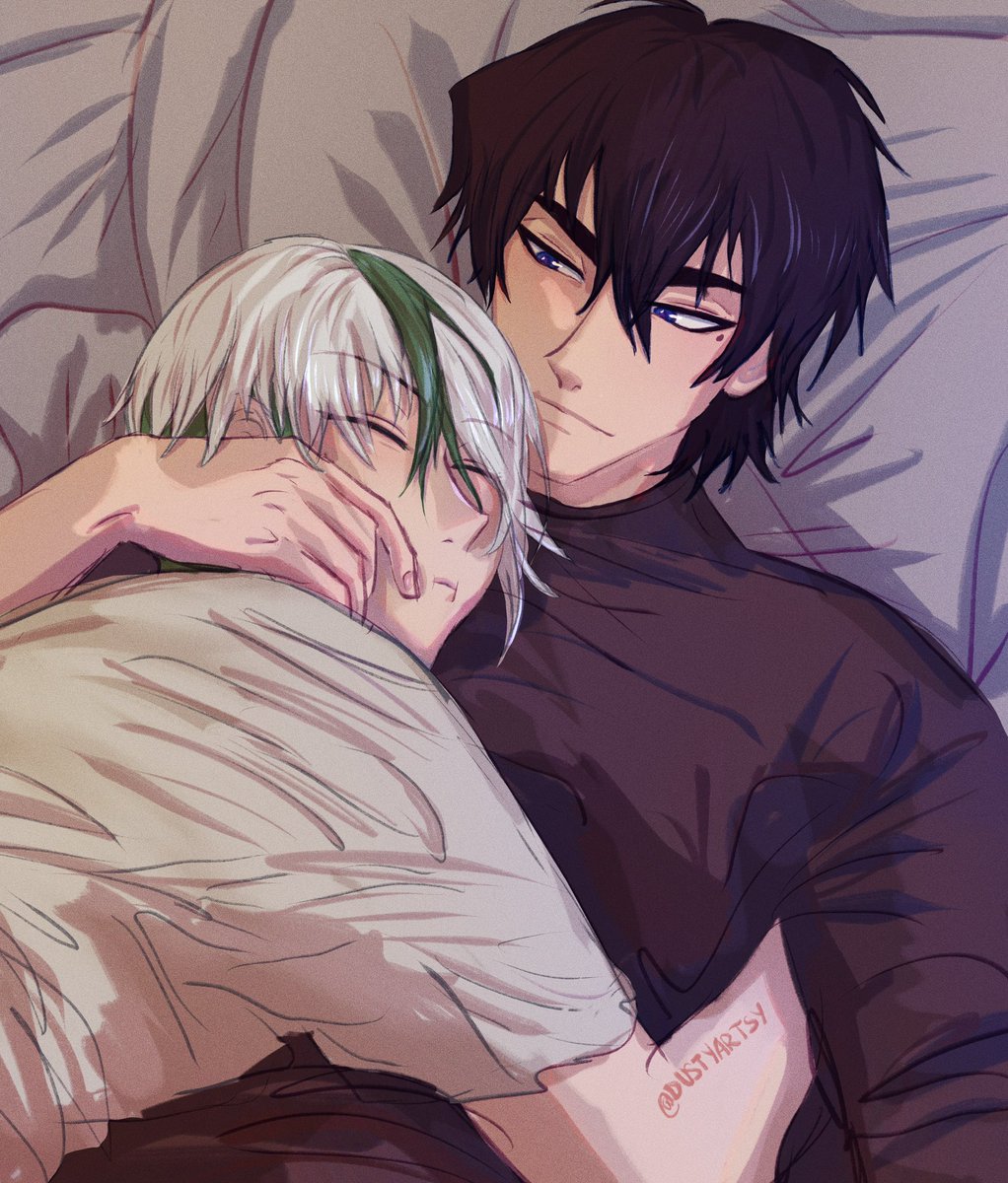 dustyartsy's tweet image. DAY 7 OF #tabieitaweek2025
don’t cry because it’s over smile bc it happened!!! My piece for the last day is tabieita in ONE BED!
💙💚💙💚💙💚