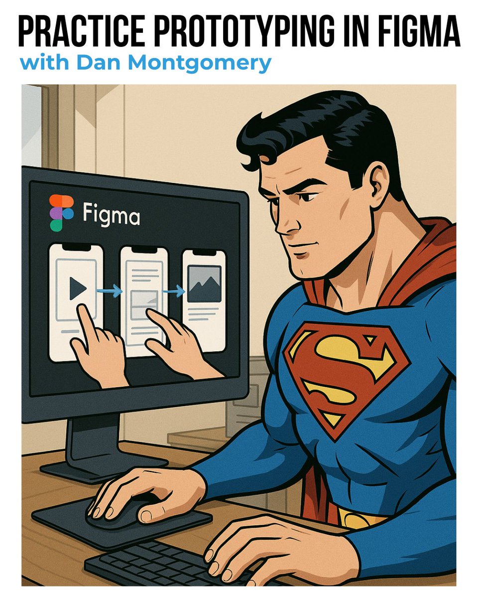 treehouse's tweet image. Build your Figma skills in this practice workshop. Learn to link mockups and experiment with tap, drag, and overlay interactions. #figma #teamtreehouse #uxdesign