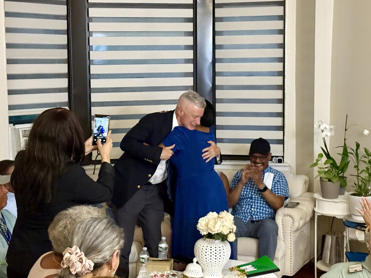 jim_mcgreevey's tweet image. Relishing the depth, richness, and spirituality of the JC Latino community with the dynamic Lissa Santiago and Council candidate-at-Large Israel Nieves, whether vibrant culture, deep-rooted faith, and strong sense of family. TY especially to Carmen Conil for hosting, Maria…