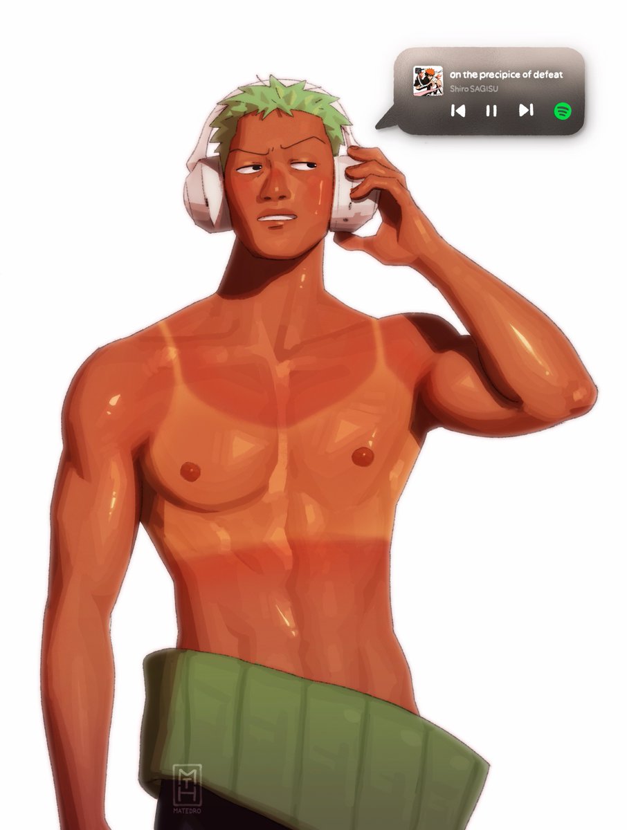 sunburnt zoro ☀️ #ONEPIECE #graou