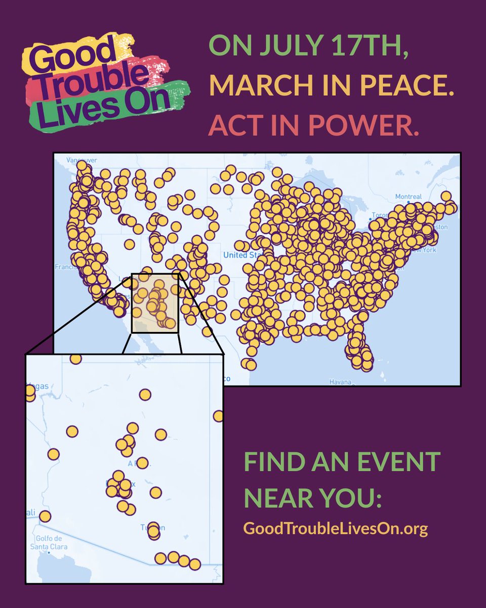 Join us for #GoodTroubleLivesOn Thursday 7/17. Goodtroubleliveson.org