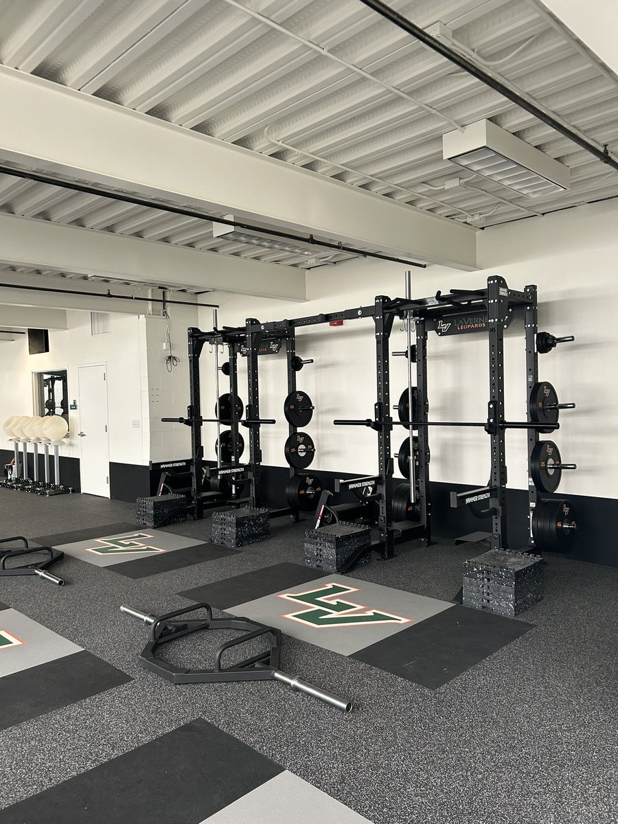 Brand New Weight room almost complete!! University of La Verne is the place to be!! #TIDE #LaVerneFootball #GoLeos