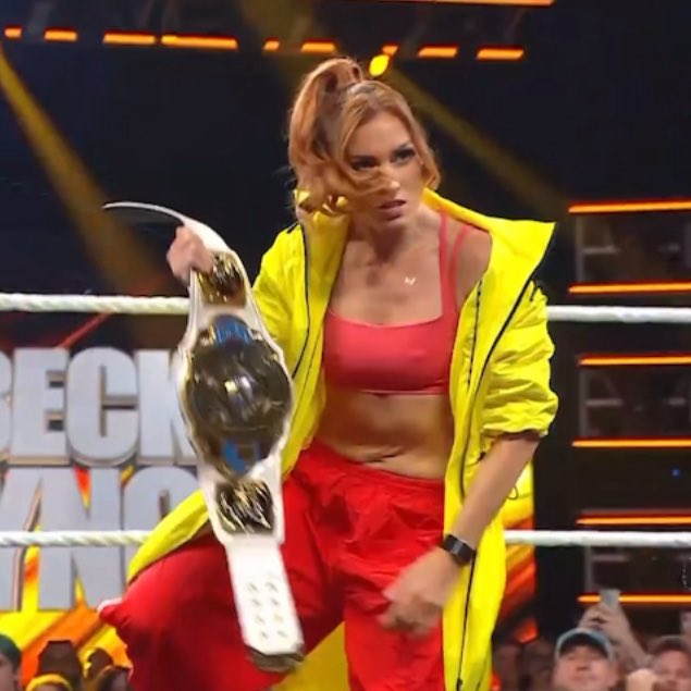 Omg..

Why am I just realizing that Becky was dressed in yellow and red to troll people for calling her Becky Hogan? 🤣😭 #WWERaw