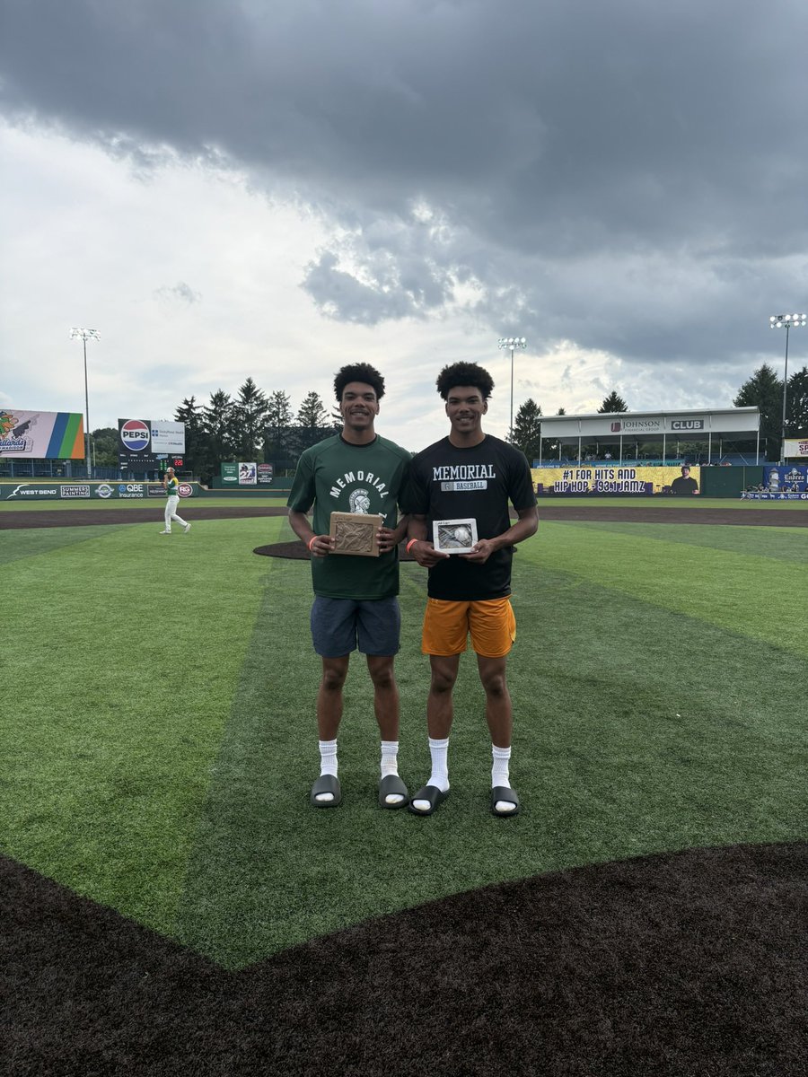 The twins the other night at the <a href="/MadisonMallards/">Madison Mallards</a> receiving their all city awards for this past baseball season. Congrats today on the All State mention! Can’t wait to see where yall end up!! 

<a href="/EzraLiggon/">Ezra Liggon</a> <a href="/CalebLiggon/">Caleb Liggon</a>