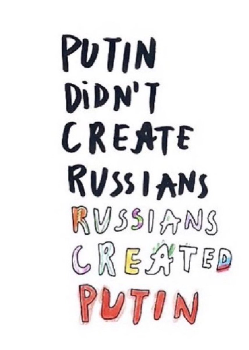 5G_Reptilian's tweet image. Putin is a reflection of what ruSSians are. He epitomizes ALL ruSSians.
If you think "anti Putin" ruSSians are different, you're the biggest naive idiot on the planet.
Just asking the "anti Putin" ruSSians about Crimea is enough. Hundreds of examples here: #GoodrussianVsCrimea