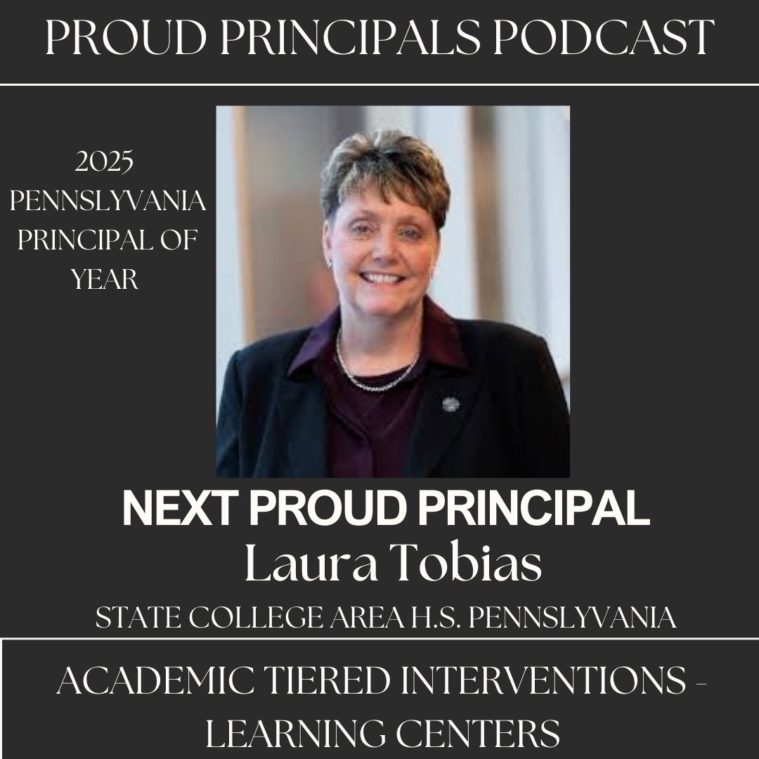CattaniTony's tweet image. One of the BEST school leaders in the country, @LauraTobias18 will be sharing her proudest efforts in guiding @StateCollegeHS in our next State POY Series.
@NASSP @PAPRINCIPALS @NJPSA
Laura shares daily culture creators, academic interventions and learning centers. Don't miss!