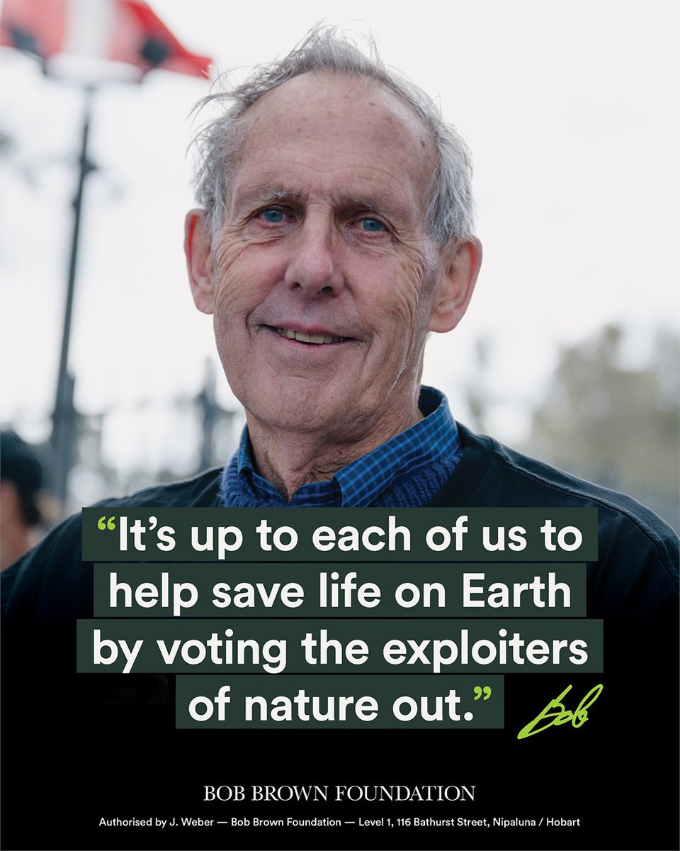 Bob Brown Foundation (@bobbrownfndn) on Twitter photo Ahead of this Saturday's TAS election, join us for our ๐ฉ๐ผ๐๐ฒ ๐๐ฎ๐ฟ๐๐ต ๐๐ฒ๐ฏ๐ถ๐ป๐ฎ๐ฟ tonight to hear whatโs at stake and how your vote can help protect forests, oceans and Takayna.
๐๏ธ Tuesday 15 July (tonight!)
๐ 6 pm AEST
Register now โ us02web.zoom.us/.../register/Mโฆ Ahead of this Saturday's TAS election, join us for our ๐ฉ๐ผ๐๐ฒ ๐๐ฎ๐ฟ๐๐ต ๐๐ฒ๐ฏ๐ถ๐ป๐ฎ๐ฟ tonight to hear whatโs at stake and how your vote can help protect forests, oceans and Takayna.
๐๏ธ Tuesday 15 July (tonight!)
๐ 6 pm AEST
Register now โ us02web.zoom.us/.../register/Mโฆ