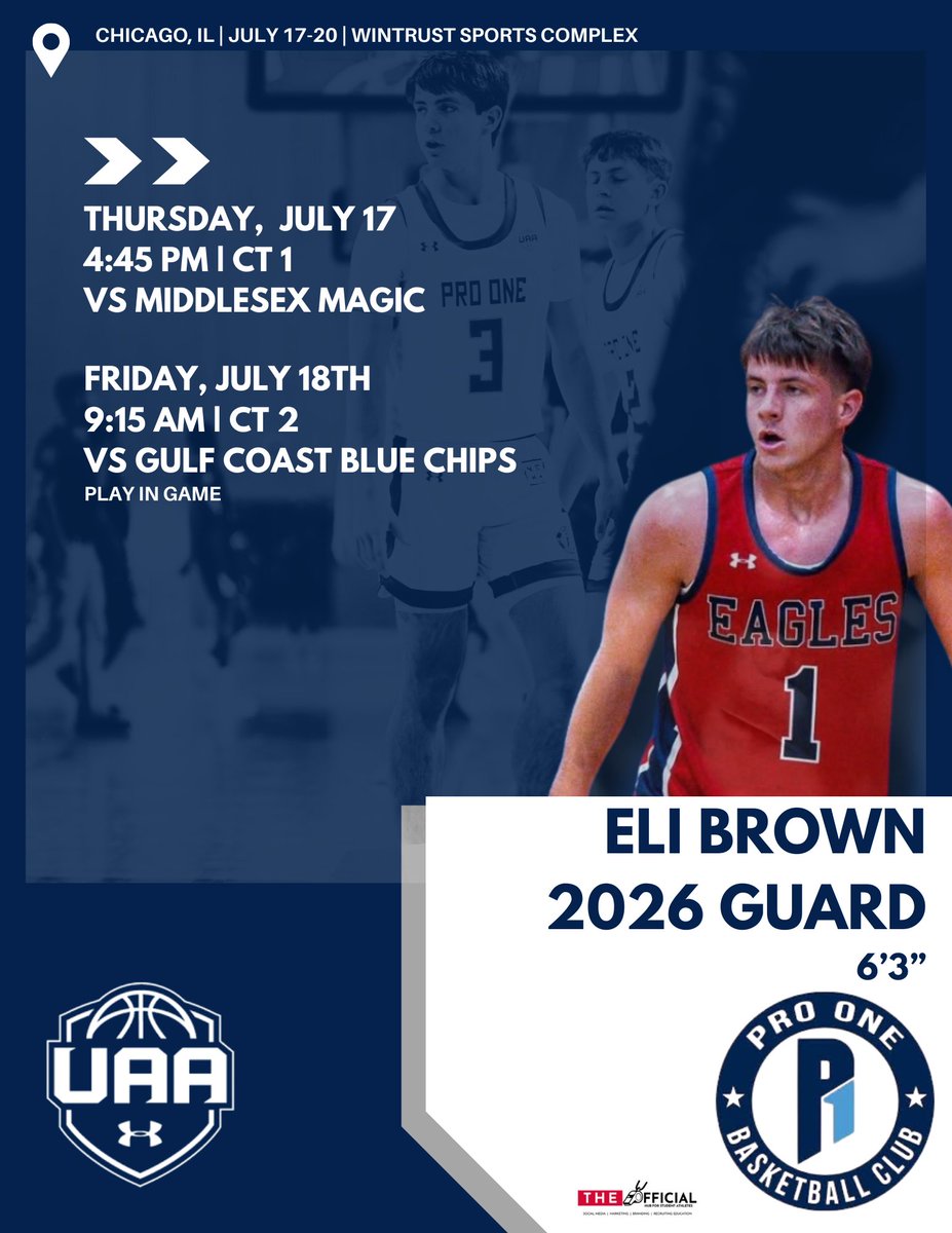 Eli Brown (@elibrown_615) on Twitter photo This Week
July 17-20 | Chicago, IL
<a href="/Pro1Basketball/">Pro One Basketball</a> <a href="/theofficial_hub/">The Official Hub</a> <a href="/theBAhoops/">Brentwood Academy Boys Basketball</a> <a href="/OneConnectSport/">OneConnect</a> <a href="/PrepHoopsTN/">Prep Hoops Tennessee</a> <a href="/TriFitBarry/">Barry Campbell</a> <a href="/Andrew22Fleming/">Andrew Fleming</a> <a href="/KevinMoses38/">Kevin Moses LLC</a> This Week
July 17-20 | Chicago, IL
<a href="/Pro1Basketball/">Pro One Basketball</a> <a href="/theofficial_hub/">The Official Hub</a> <a href="/theBAhoops/">Brentwood Academy Boys Basketball</a> <a href="/OneConnectSport/">OneConnect</a> <a href="/PrepHoopsTN/">Prep Hoops Tennessee</a> <a href="/TriFitBarry/">Barry Campbell</a> <a href="/Andrew22Fleming/">Andrew Fleming</a> <a href="/KevinMoses38/">Kevin Moses LLC</a>